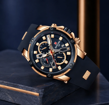 REWARD VIP Rose Gold Chronograph Luxury Men's Watch