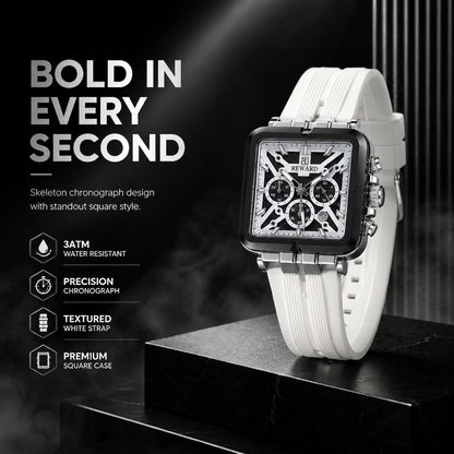 Reward VIP Square Chronograph Watch