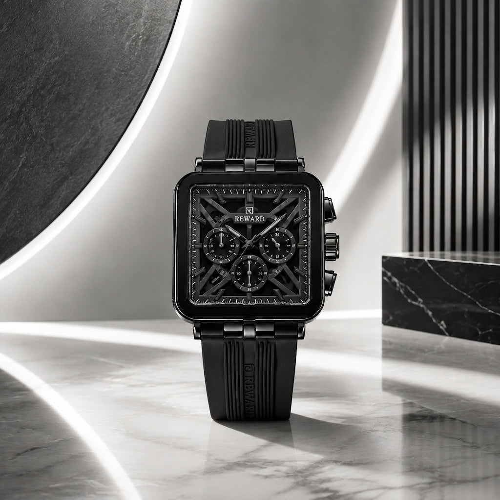 Reward VIP Square Chronograph Watch