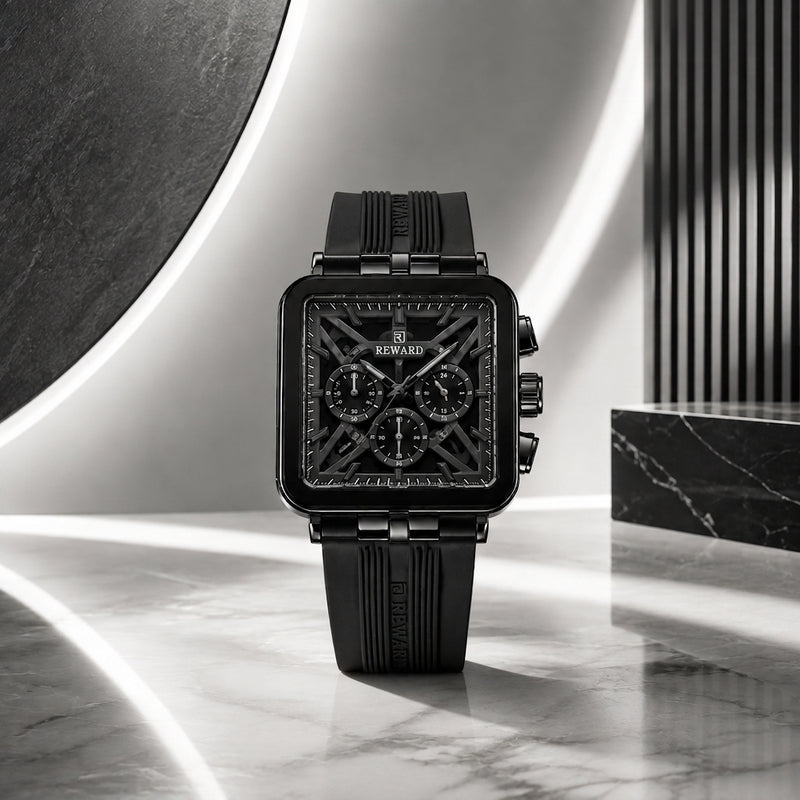 Reward VIP Square Chronograph Watch detail view