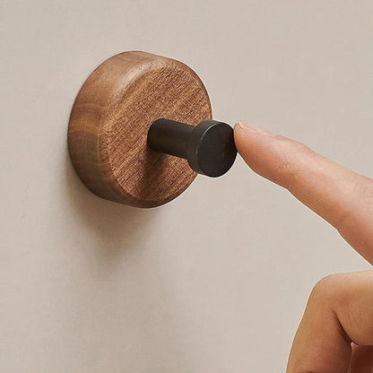 Self-adhesive Wood Hanging Hanger