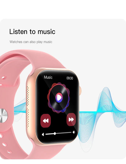 Smart Watch for Men Women Bluetooth Call 24 Hours Heart Rate Sleeping Monitor Music Play Cycling Watch with Calorie Sport  Watch