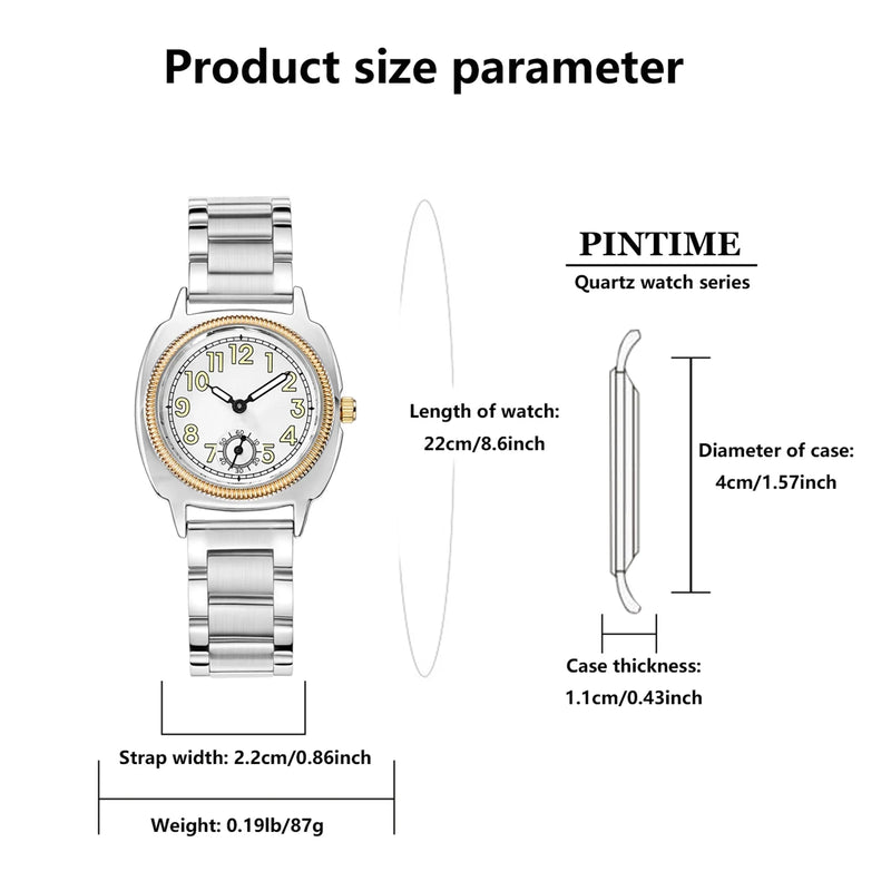 Women's Watch, A Stylish and Refined, Niche and Simple-Style Women's Watch With Stainless Steel Strap, Quartz Movement, A Unique detail view