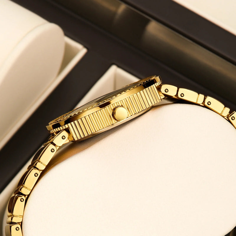 Women's Watch Brands: Luxury Diamond-Set Bracelet Watches, Fashionable Quartz Water-Resistant Timepieces, Gift Ideas Reloj Mujer detail view