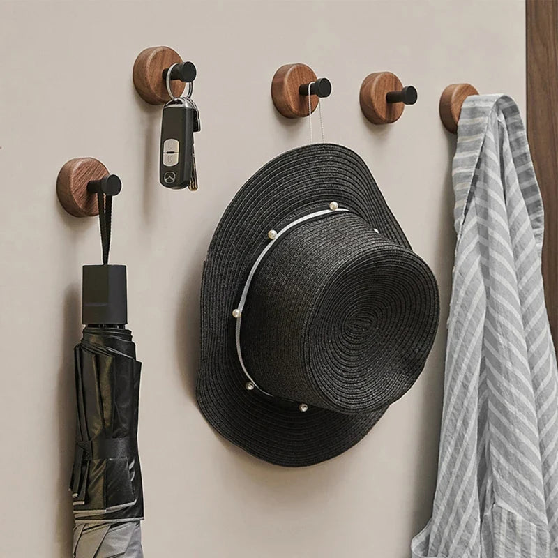 Self-adhesive Wood Hanging Hanger