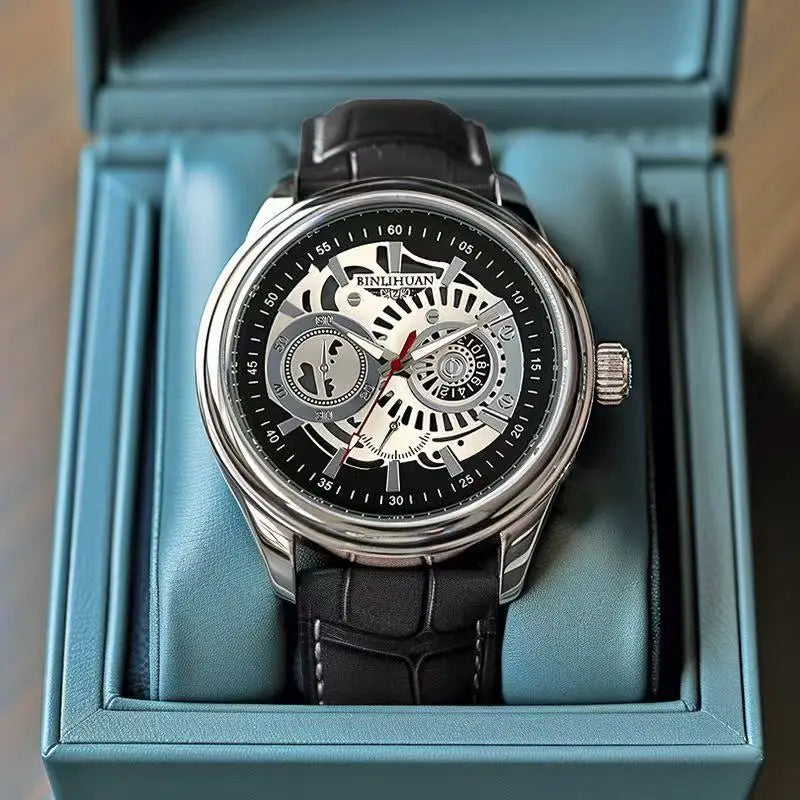Watch men's classic minimalist watch men's waterproof fashion watch detail view