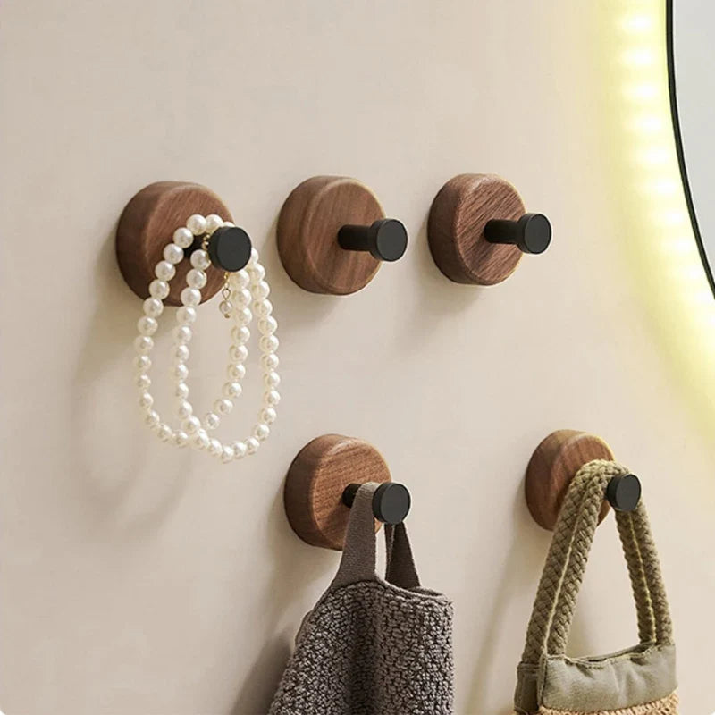 Self-adhesive Wood Hanging Hanger